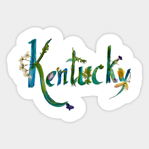 Kentucky! Sticker by petalosbyada